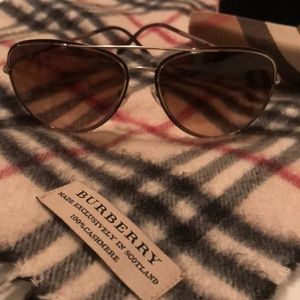 Burberry Aviator Sunglasses